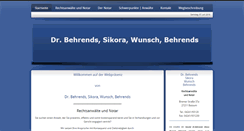 Desktop Screenshot of kanzlei-bswb.de